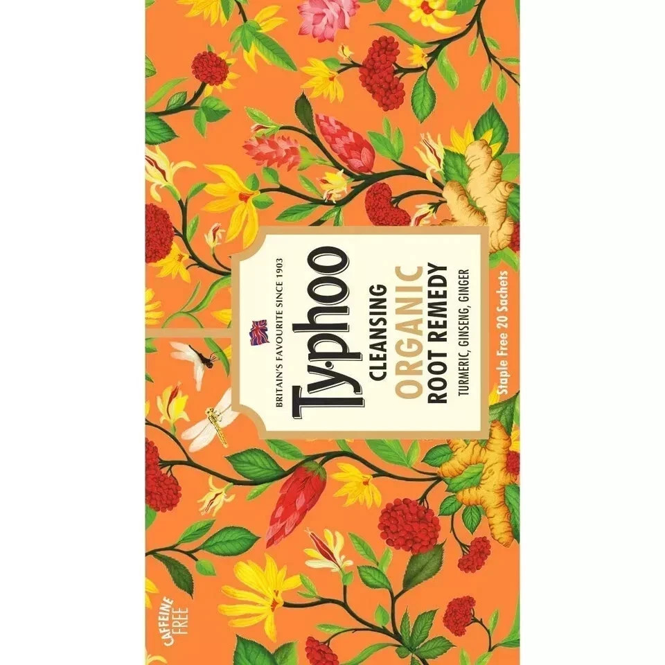 Ty-phoo Cleansing Organic Root Remedy Tea Bag (20 Tea Bags), 36 grams