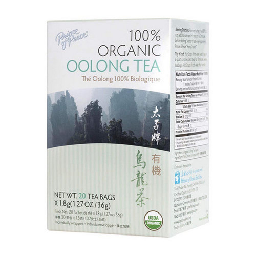 Organic Oolong Tea 20 Bags By Prince Of Peace