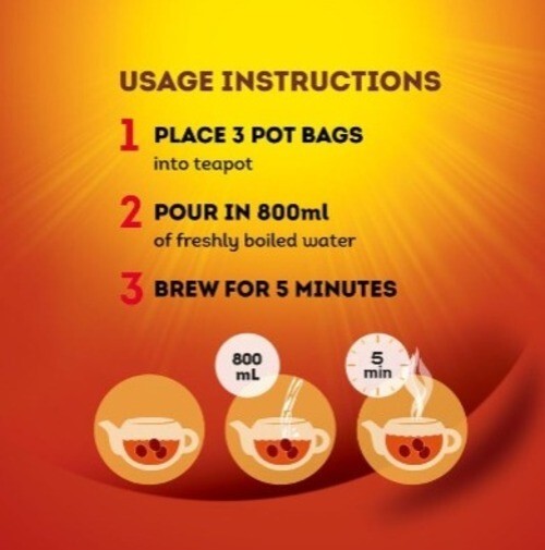10 X PACKS Lipton Potbag (2g x 20s) THE BEST TEA AROMA