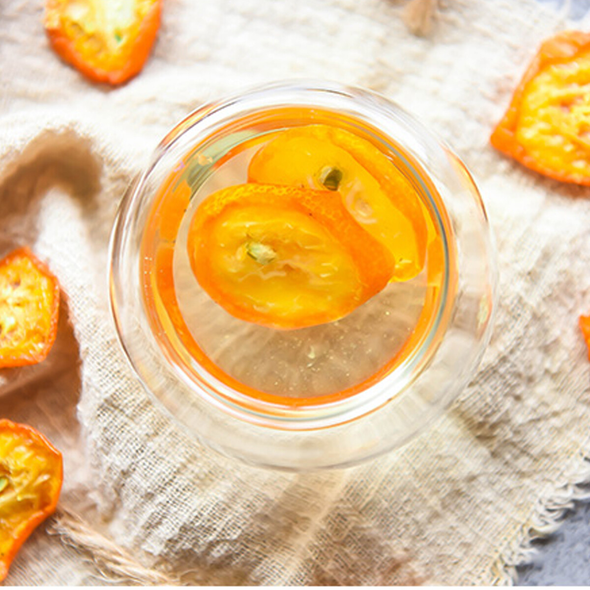Kumquat Slice Tea Dried Fruit Herbal Tea Natural Appetite Support Healthy Drink