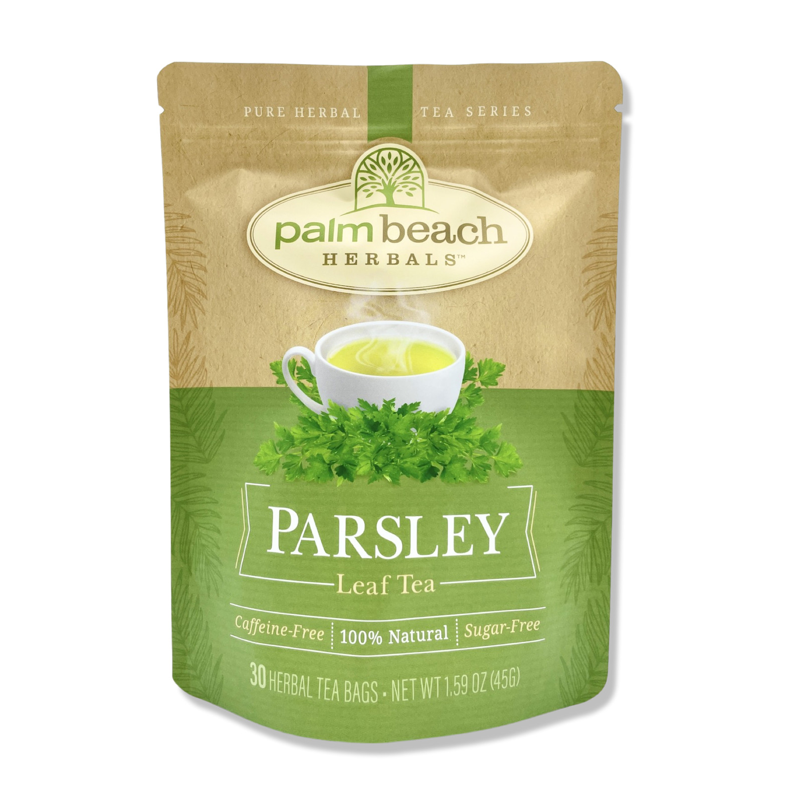Parsley Leaf Tea by Palm Beach Herbals | 30ct, Caffeine-Free