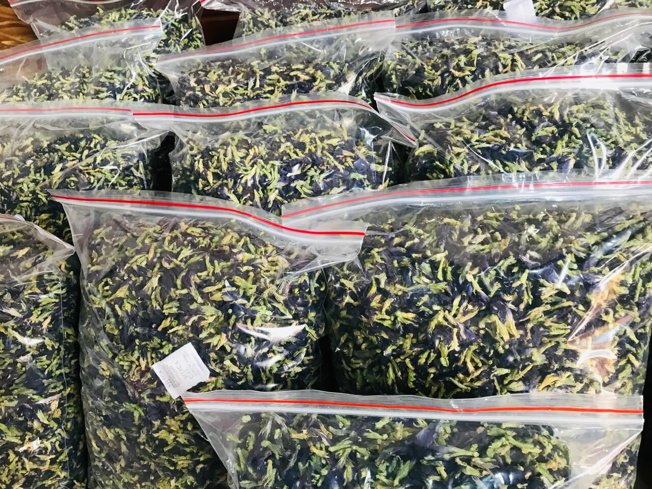 Ceylon Butterfly Pea Blue Organic Tea Dried Flowers Natural Herbal Healthy Drink