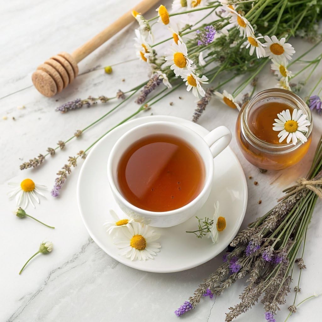 Organic, Chamomile & Lavender – Chamomile Tea Supporting Stress Relief and Re…