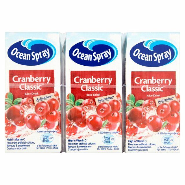 Ocean Spray Cranberry Classic – 3 x 200ml (20.29fl oz)