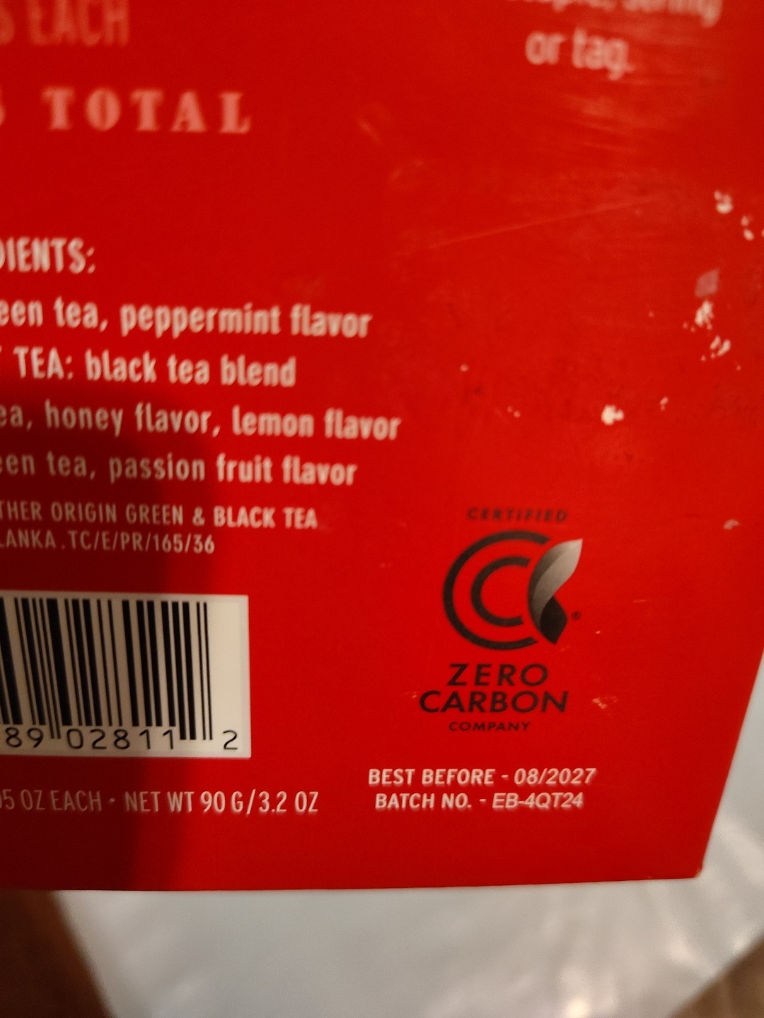 Tea Wisdom 60 Tea Bags Love Peace Joy Hope