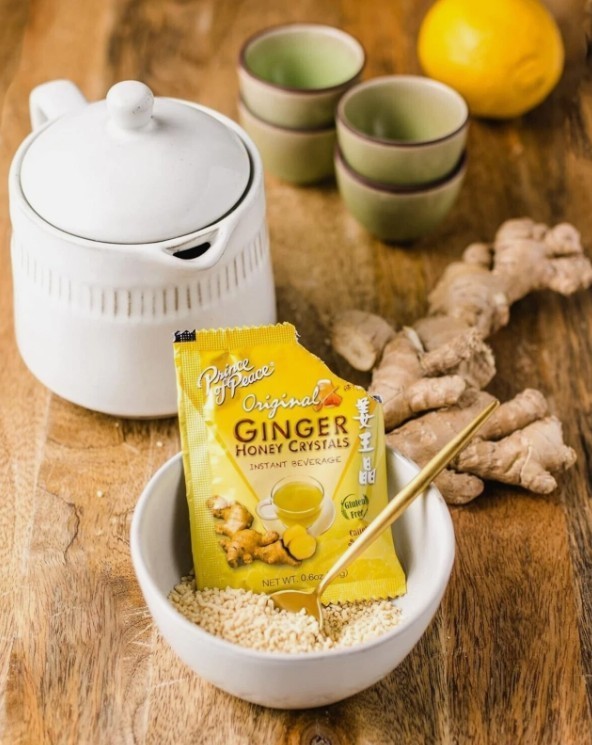 Prince of Peace Ginger Instant Honey Crystals Tea 30 Sachets Assorted Flavors