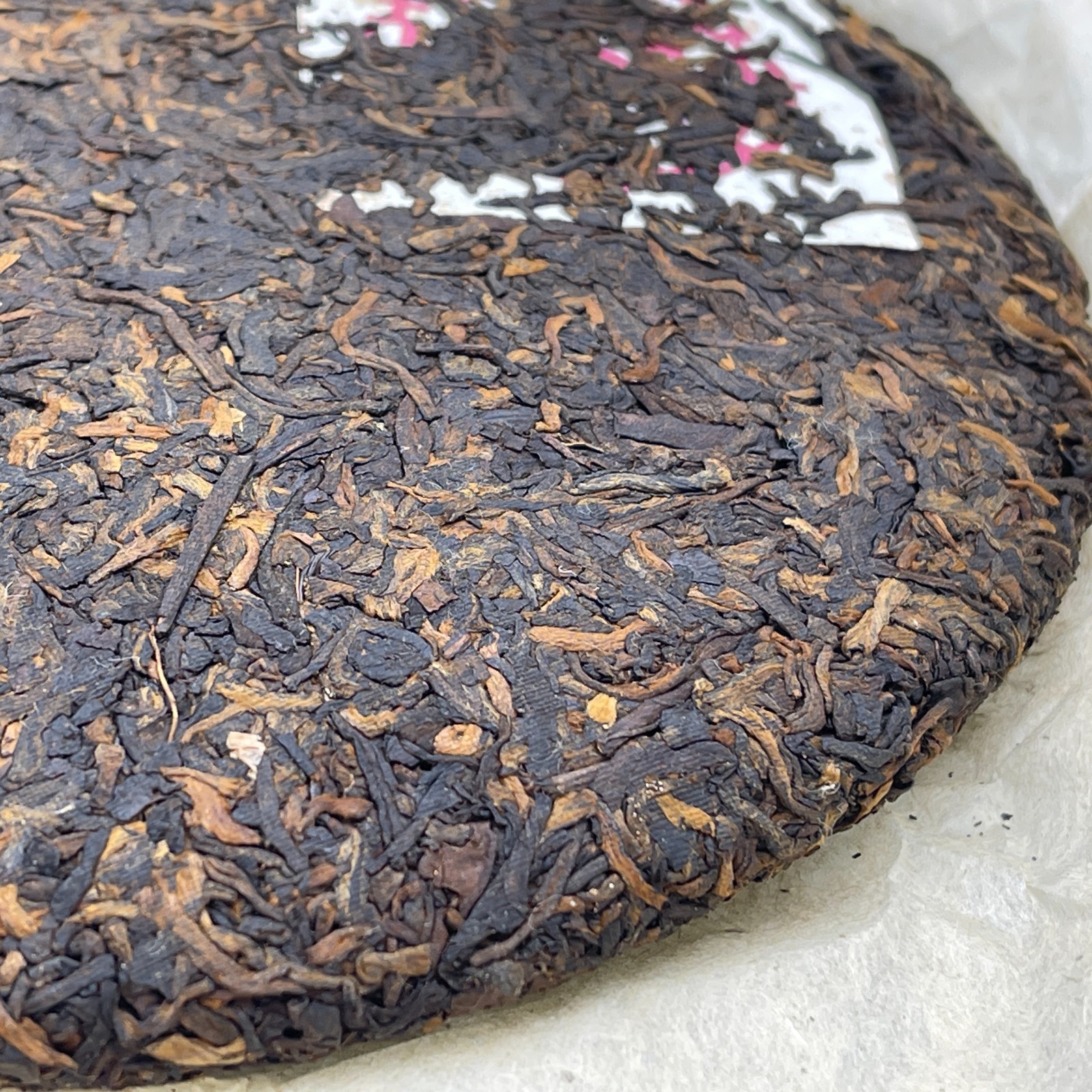2001 Dahongyin Ripe Pu-erh Tea Cake, 357g, Customized by China Tea Brand