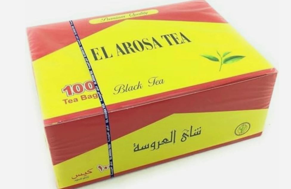 EL AROSA Traditional Egyptian Kenyan 100 Tea Bags شاي العروسة الأصلي أكياس