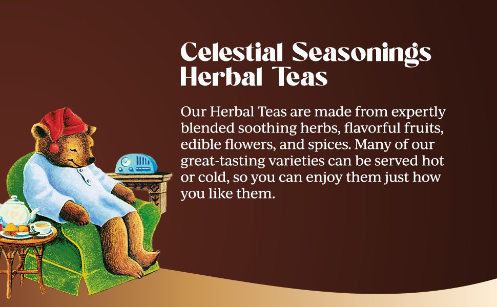 Country Peach Passion Herbal Tea, 20 Tea Bags Box