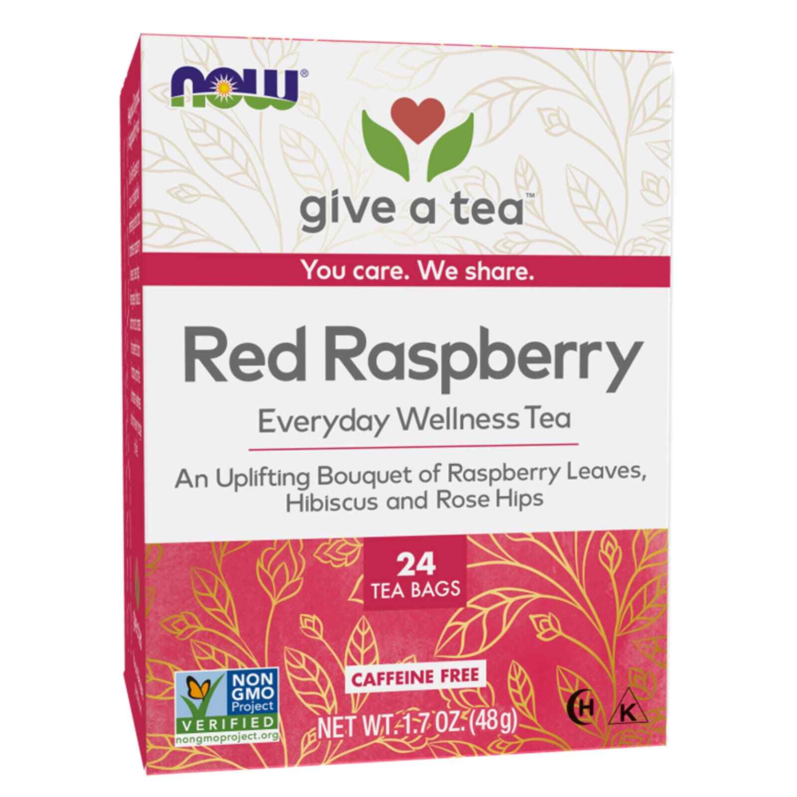NOW FOODS Women’s Righteous Raspberry Tea 24 Tea Bags