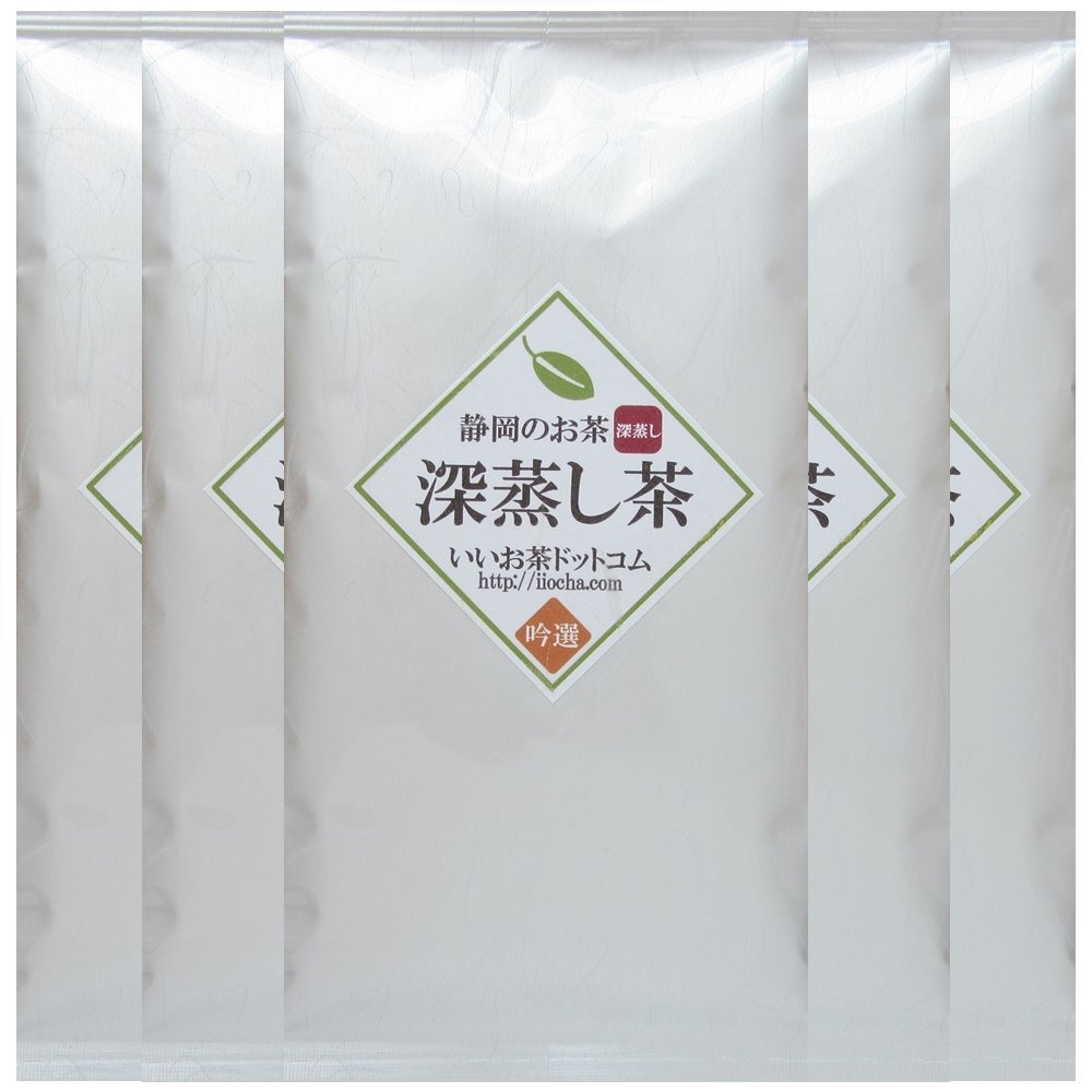 Regular Grade Japanese GREEN TEA LEAF FUKAMUSHI SENCHA 100g X 5 from SHIZUOKA