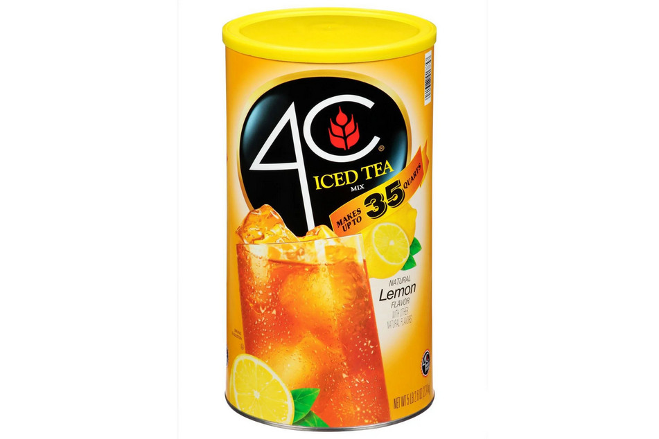 4C Lemon Iced Tea Mix 82.6 oz Canister Sweetened Powder Makes 35 Qts