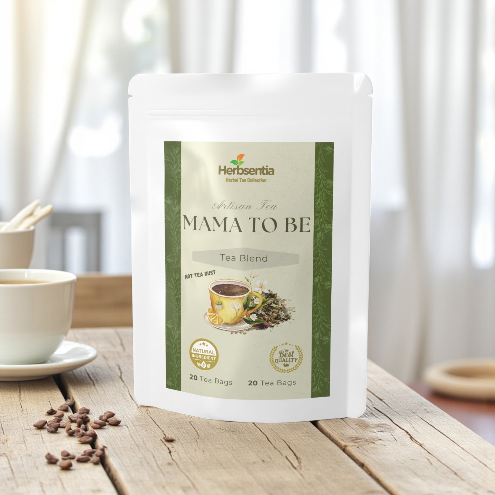 Mama to Be Herbal Tea – Caffeine-Free Botanical Blend