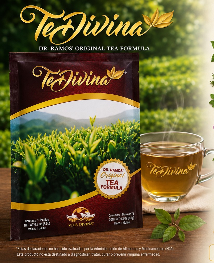 TeDivina Dr. Ramos’ Original Tea Formula Herbal Caffeine Free Tea Bags 6 Pack