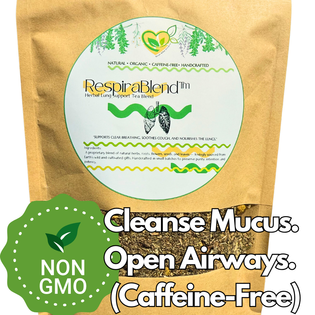 Herbal Lung Loose Tea – Mucus Cleanse Respiratory & Breathing Support 1/3.5 oz