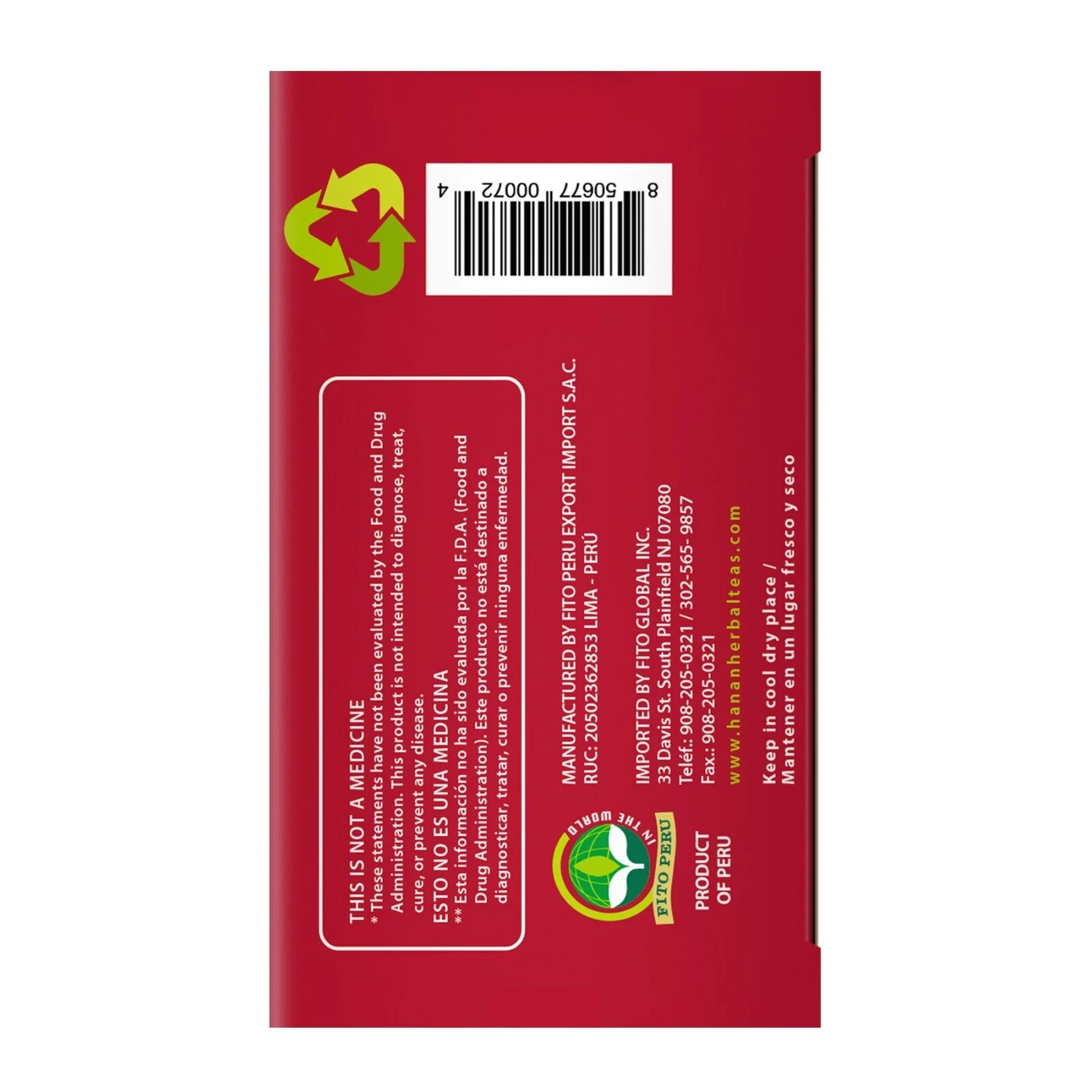 Hojas De Guanabana Graviola Herbal Tea | 100% Natural Soursop Leaves 25 Teabag