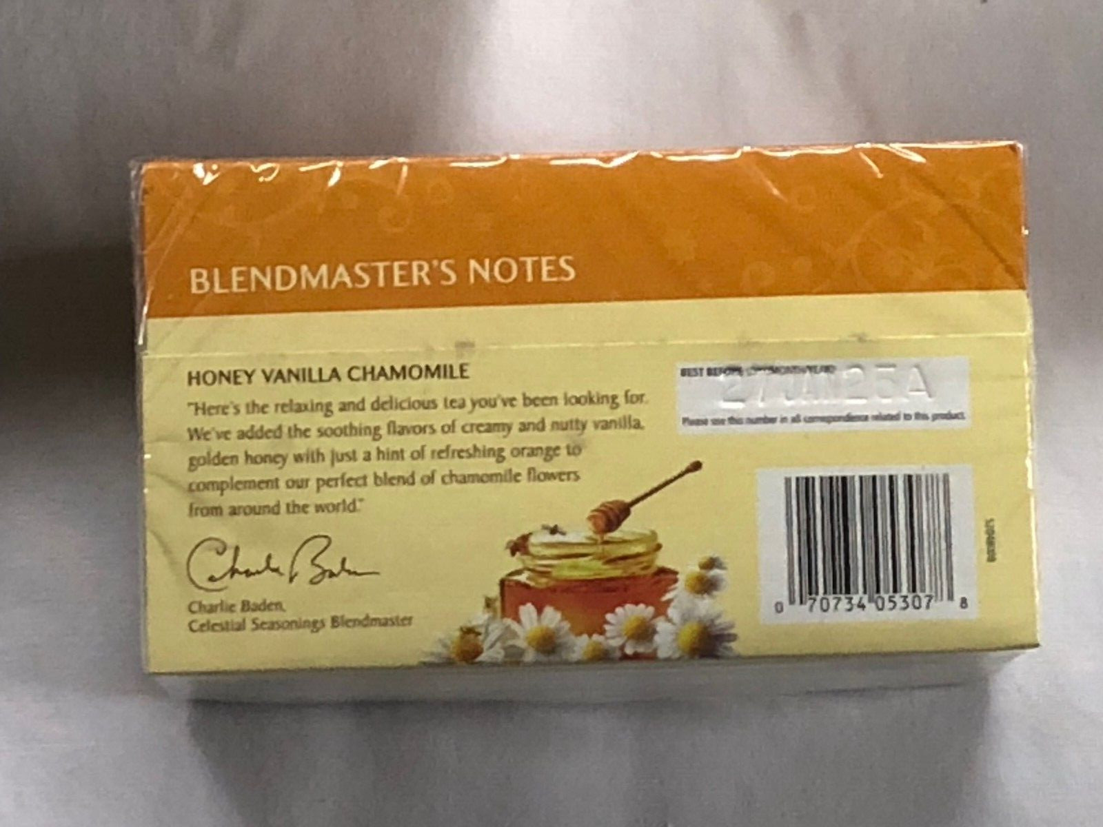 3-PACK LOT CELESTIAL SEASONINGS HERBAL TEA HONEY VANILLA CHAMOMILE CAFFEINE FREE