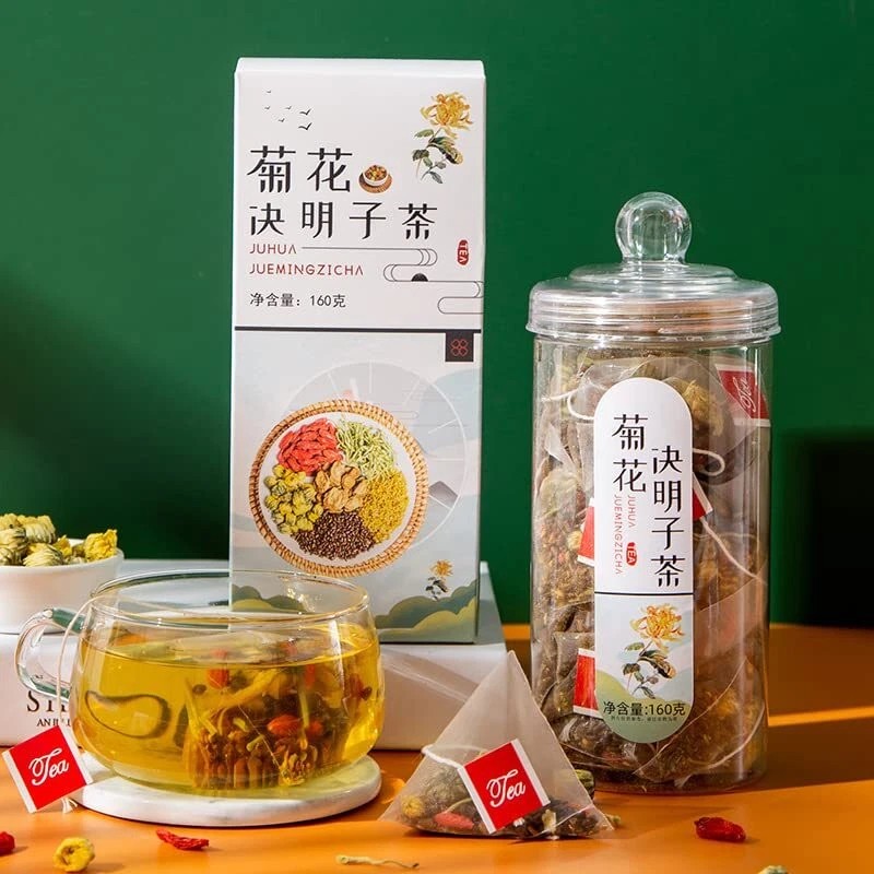 Chrysanthemum Cassia Seeds Tea Bags Combination of Floral Tea 480g (8gX60Bags)