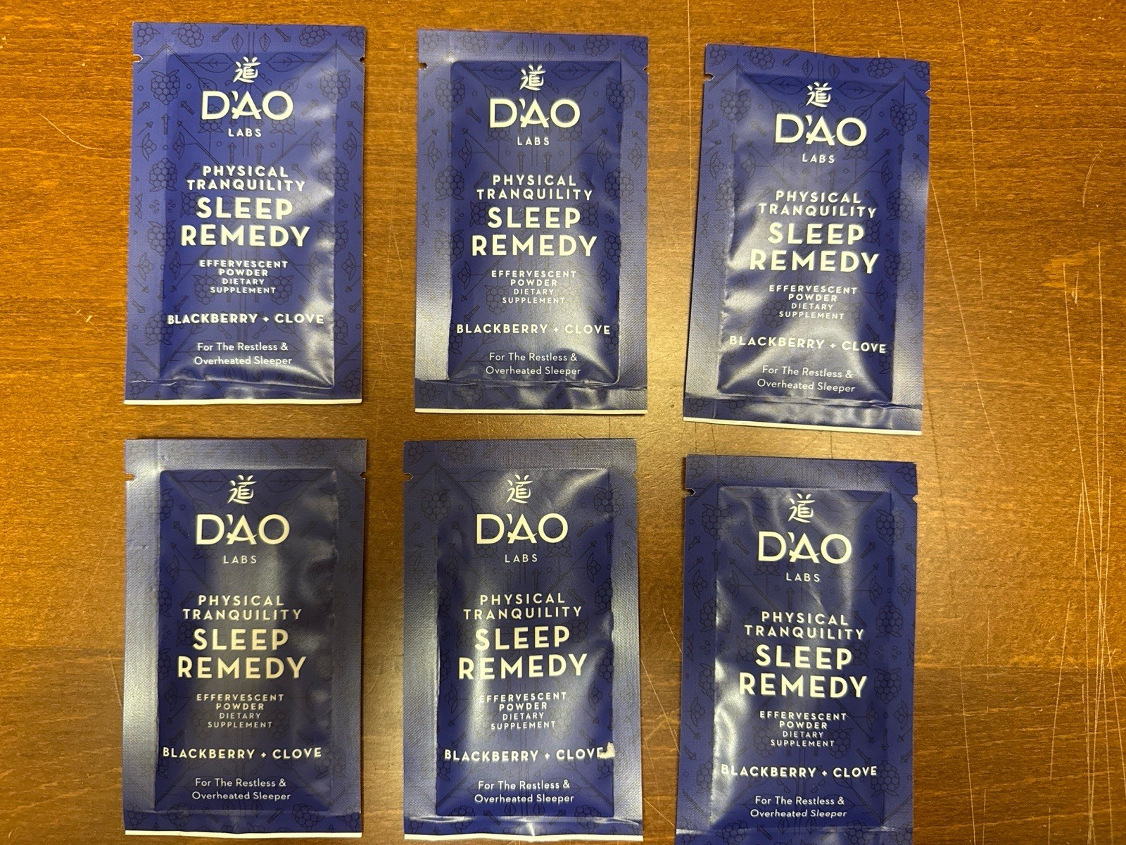 DAO Labs Sleep Remedy – 6 Pack – Physical Tranquility Herbal Sleep Aid