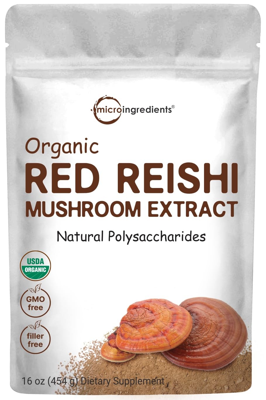 Organic Reishi Mushroom Extract, 16 oz | 100:1 Red Reishi | Supports Immunity…