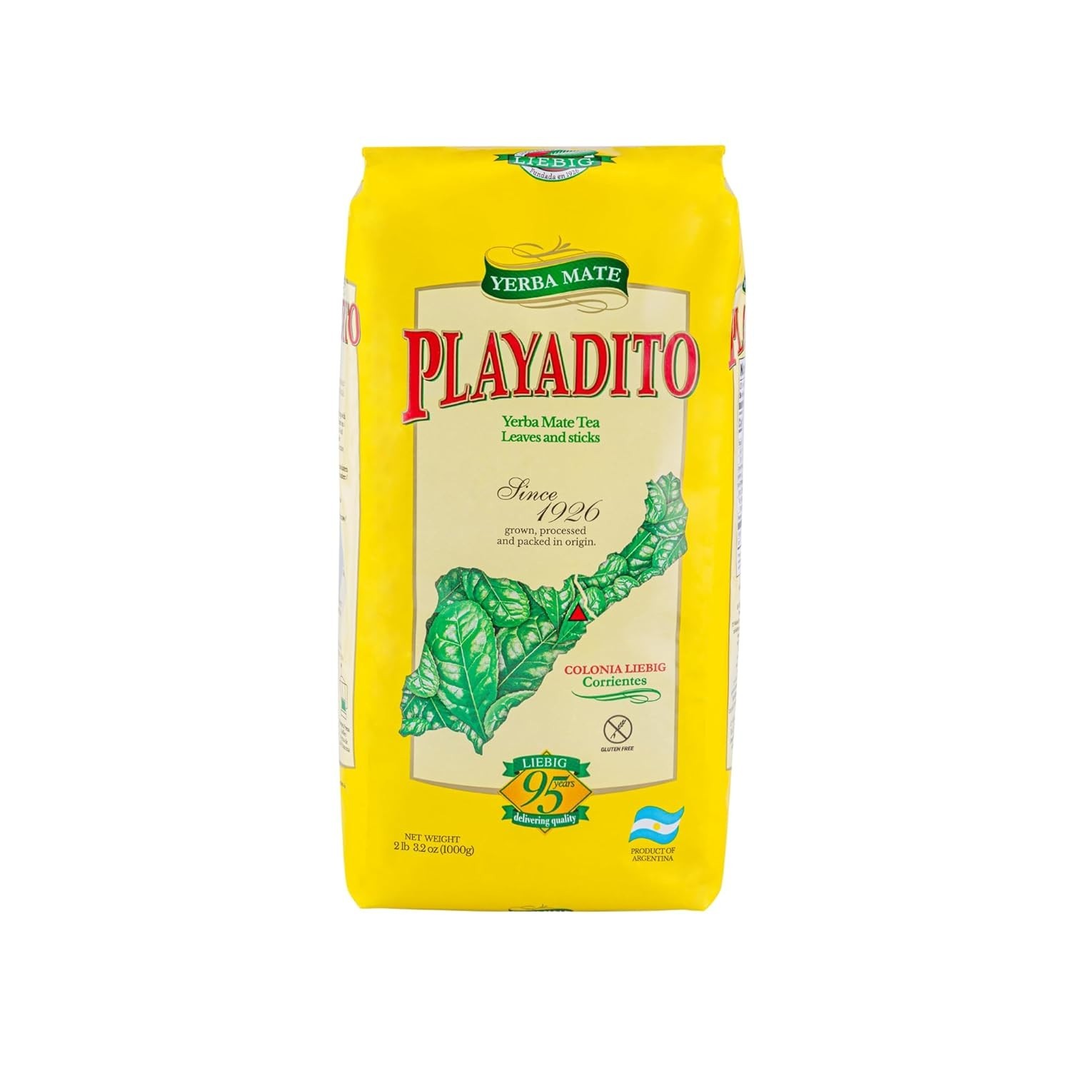 5x1kg Colonia Liebig Yerba Mate – Rich Flavor & Low Caffeine Wellness Tea