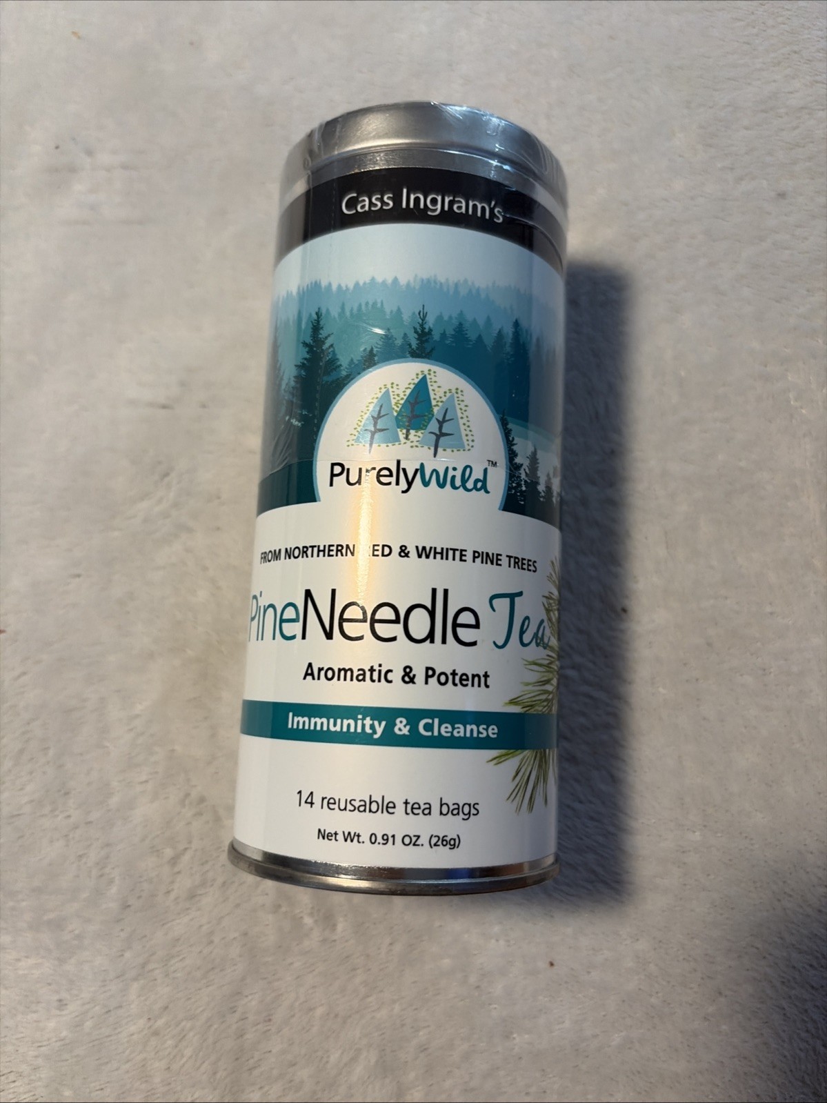 Dr. Cass Ingram’s Purely Wild Pine Needle Tea Bags NEW