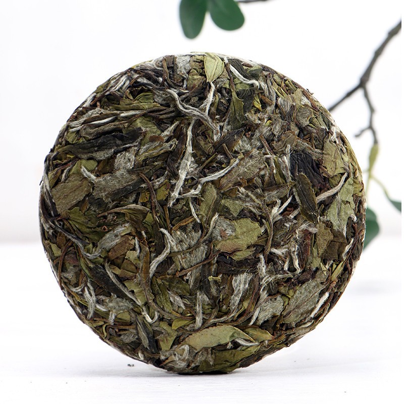 100g Fuding White Tea 2023 Guan Yang Special Grade White Peony Mini Tea Cake