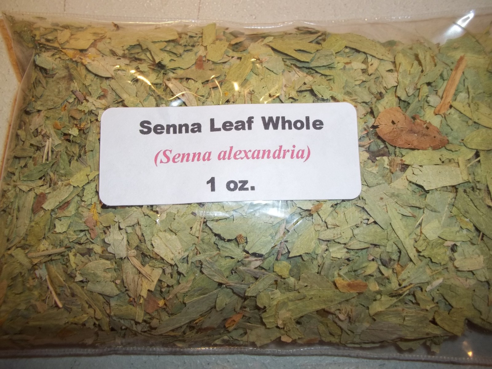 1 oz. Senna Leaf Whole (Senna alexandria)