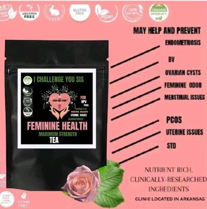 Daily Feminine Health LOOSE LEAF Tea=100 CUPS=CHRONIC DISEASES SPECIALIST FORM