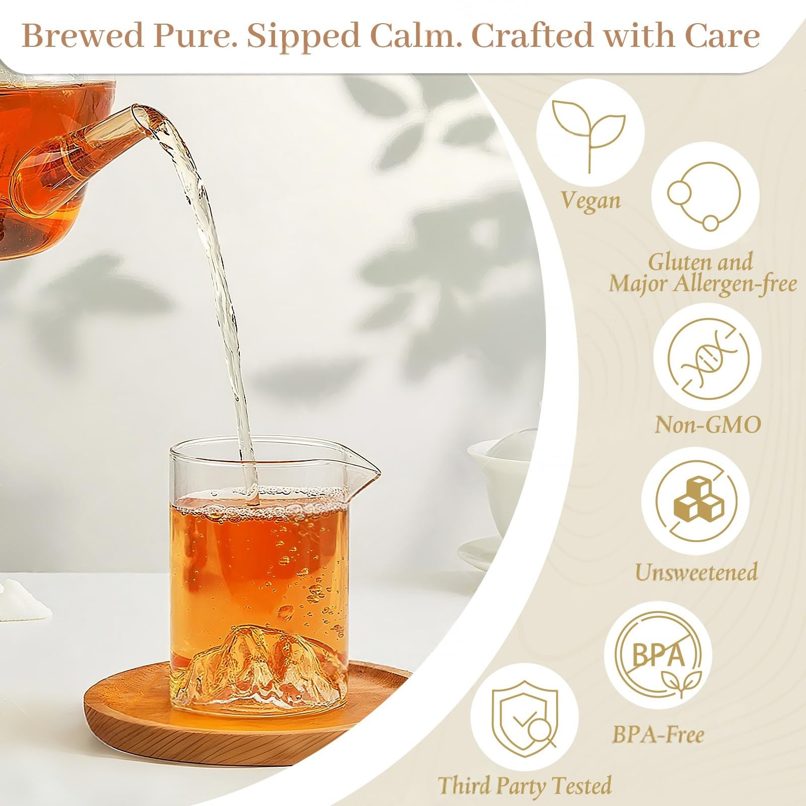 24 PCS Unsweetened Iced Black Tea Pods Compatible KCup Keurig 2.0 Brewers