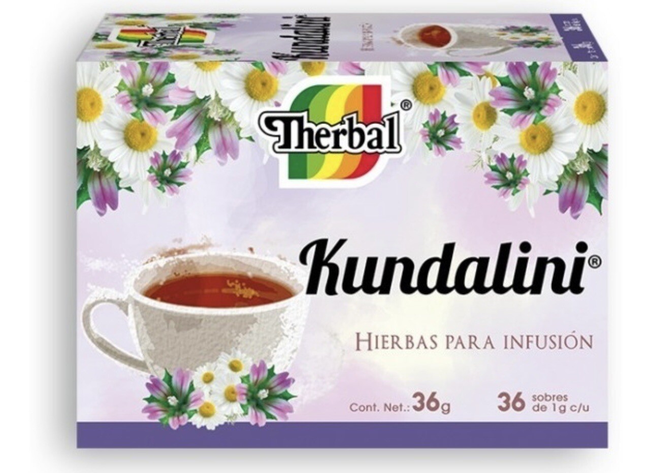 Te Kundalini Therbal 72 tea bags cuachalalate cocolmeca malva y manzanilla
