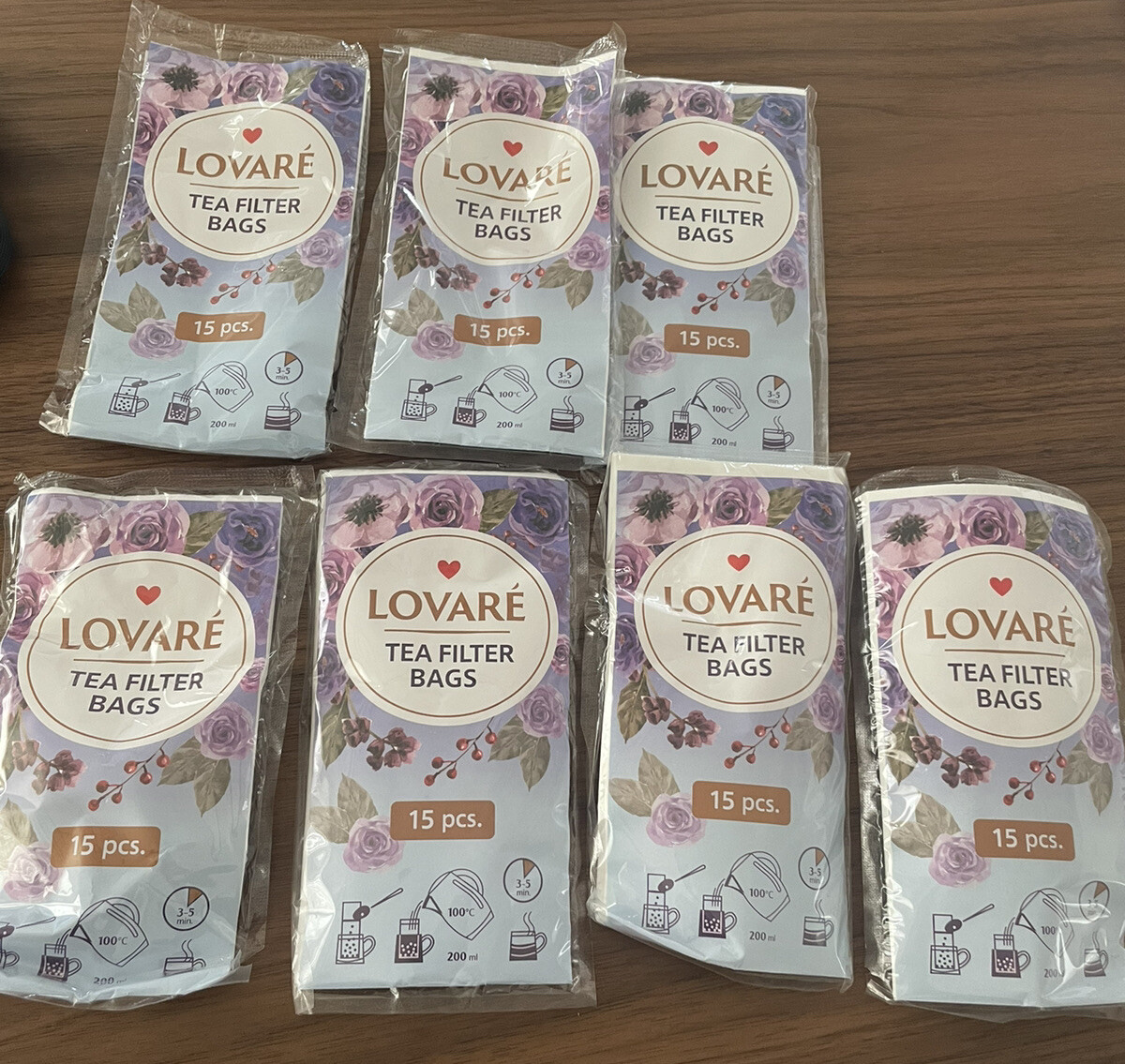 105 pcs Tea Bag Disposable Flip Empty Teabag Herb Loose Tea Filter US