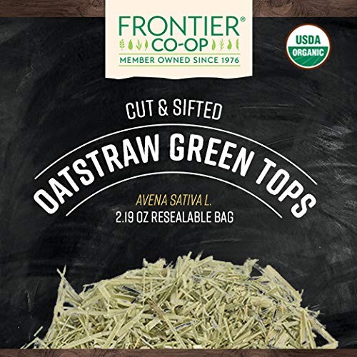Frontier Co-op Organic Cut and Sifted Oatstraw Green Tops 2.19oz
