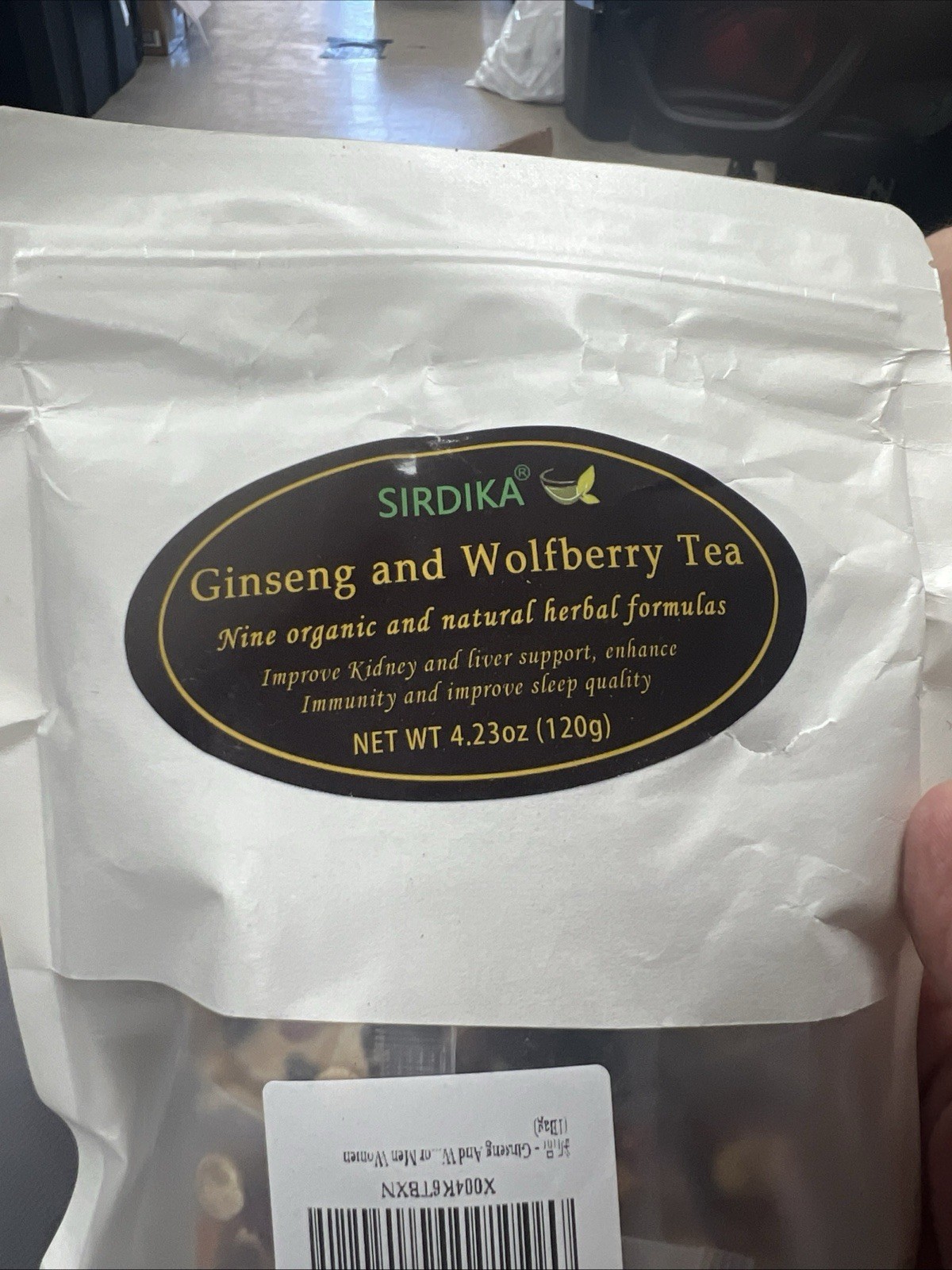 HerboZenith Ginseng and Wolfberry Tea 4.23 Oz 120g