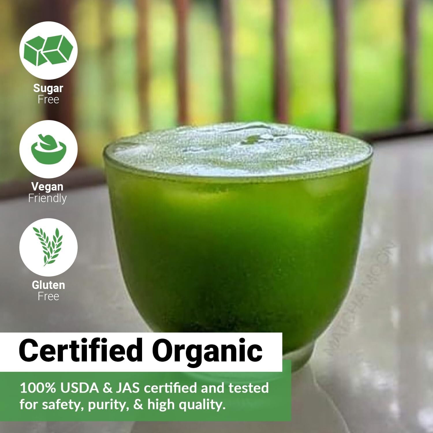 Matcha Moon Kyoto Uji Matcha Organic Additive-Free Powder 30g ×3can