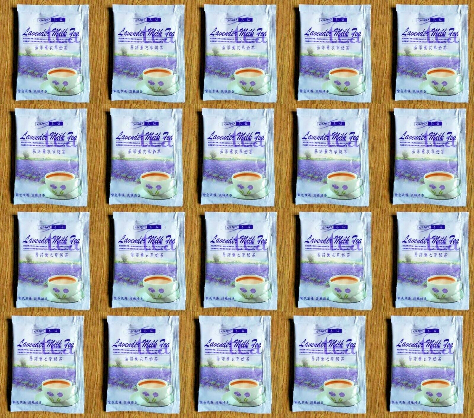 Lot 20 Lavender Milk Tea Chai Latte Instant Brew Cold Hot Autumn Drink FreeShip