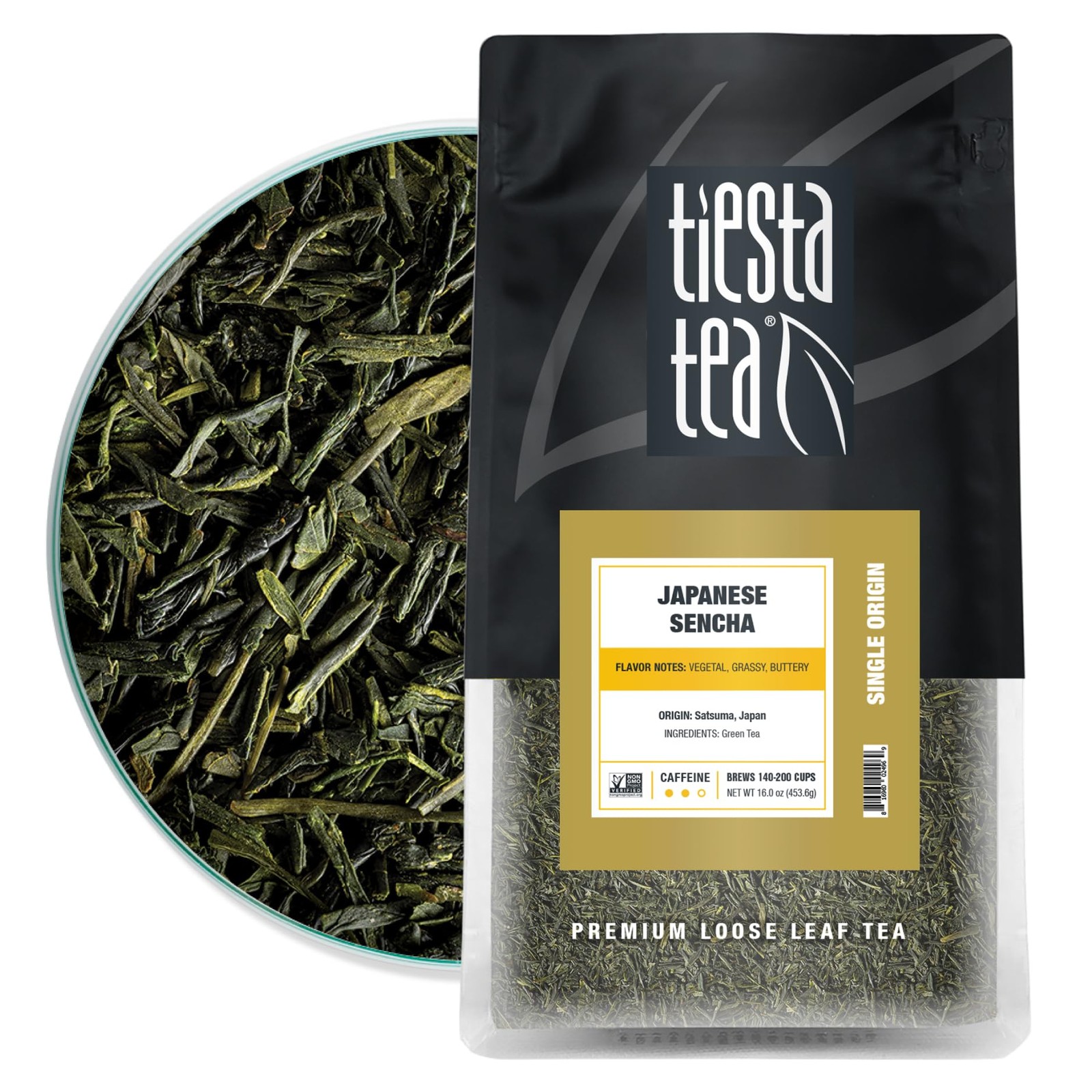 Tiesta Tea Japanese Sencha Tea, Loose Leaf, Single Origin Premium Sencha Gre…