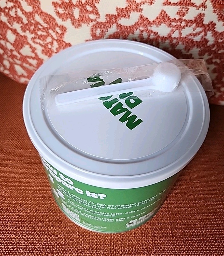 MATCHA DNA Certified Organic Matcha Green Tea Powder 16oz Tin Can