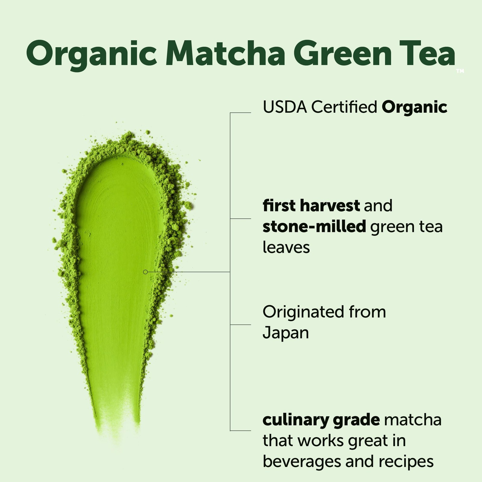Micro Ingredients Organic Matcha Green Tea Powder, First Harvest, Culinary Gr…
