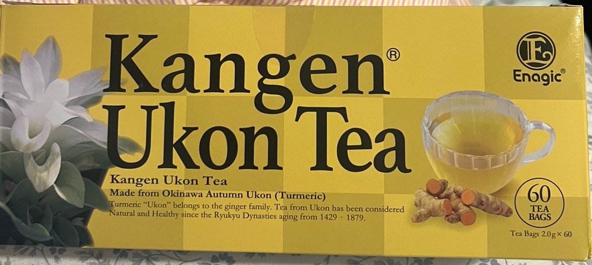 Kangen Ukon Turmeric tea 60bags 100% Organic By Enagic Sealed New Exp 12/17/2027