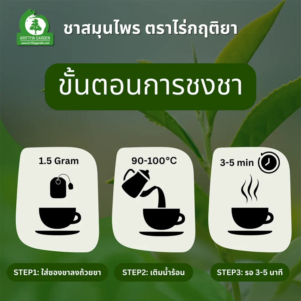 Premium White Mulberry & Pandan Herbal Tea – 100% Natural Thai Blend X 3 Packs