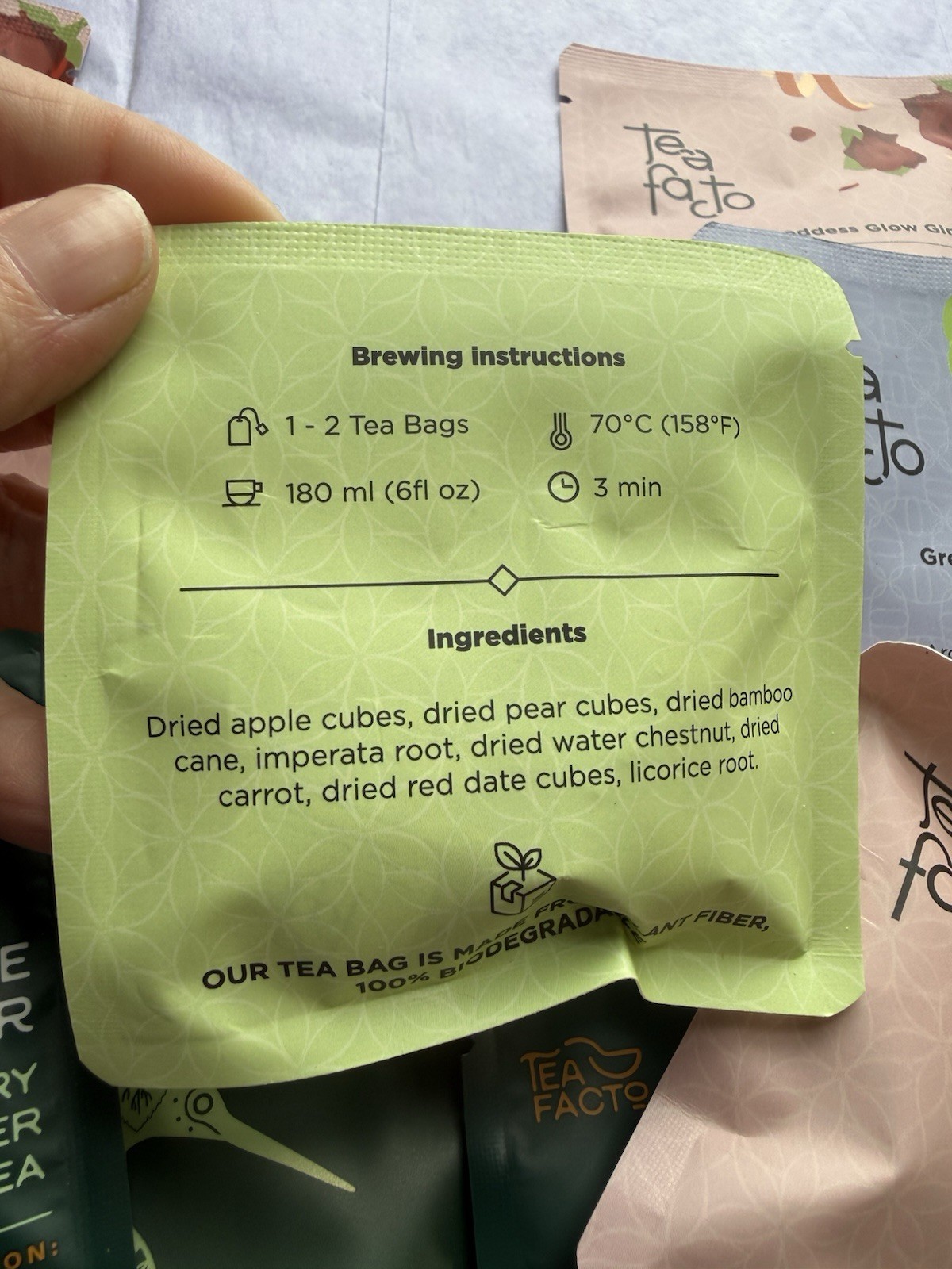 Tea Facto Yummy Assorted Flavours Tea Bags 11 Servings