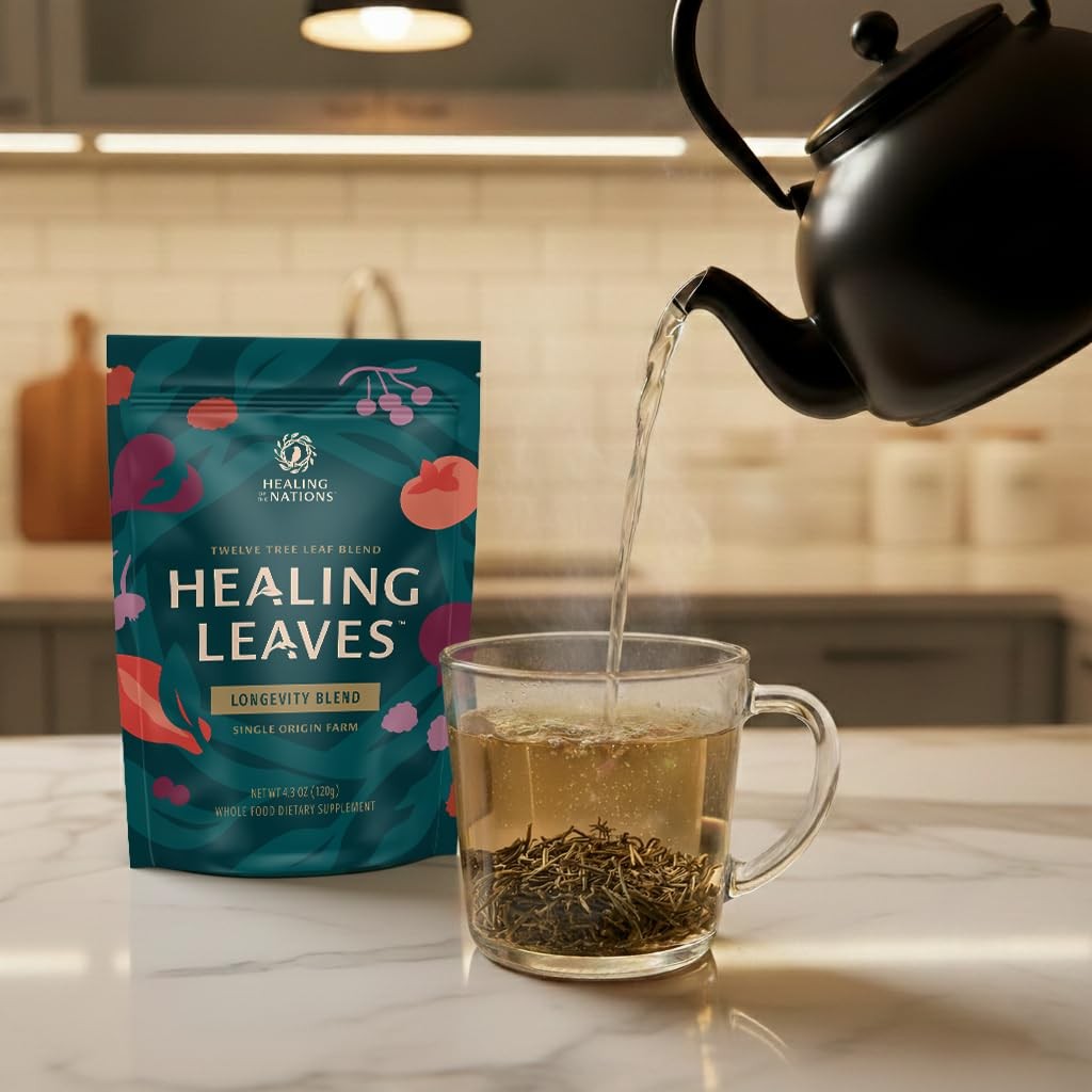 Healing Leaves, Longevity Blend Loose-Leaf Tea- 30 Servings