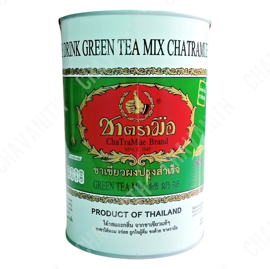 ChaTraMue Green Tea Mix Powder Tin Can 7.76 oz (220 g)【US DDP】