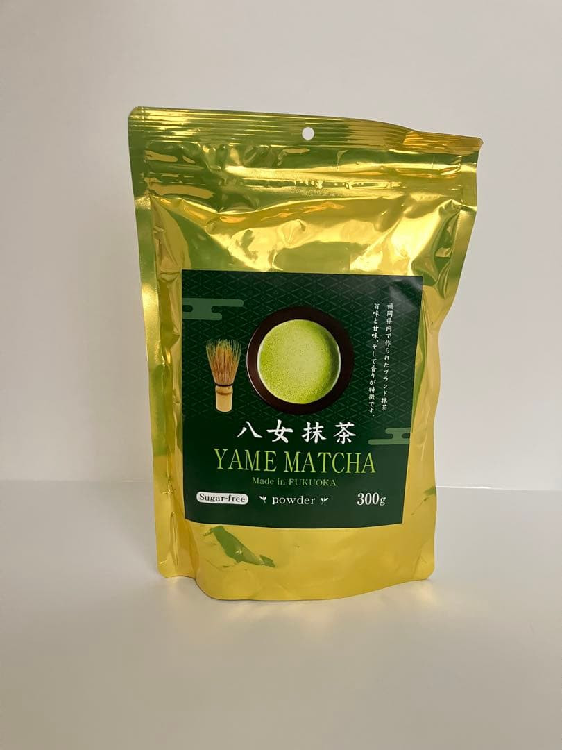 YAME Matcha Green Tea Powder 300g Fukuoka Japan Premium Sugar-Free AUTHENTIC New