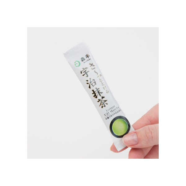 morihan Quick-Dissolving Uji Matcha Powder Sticks from Japan
