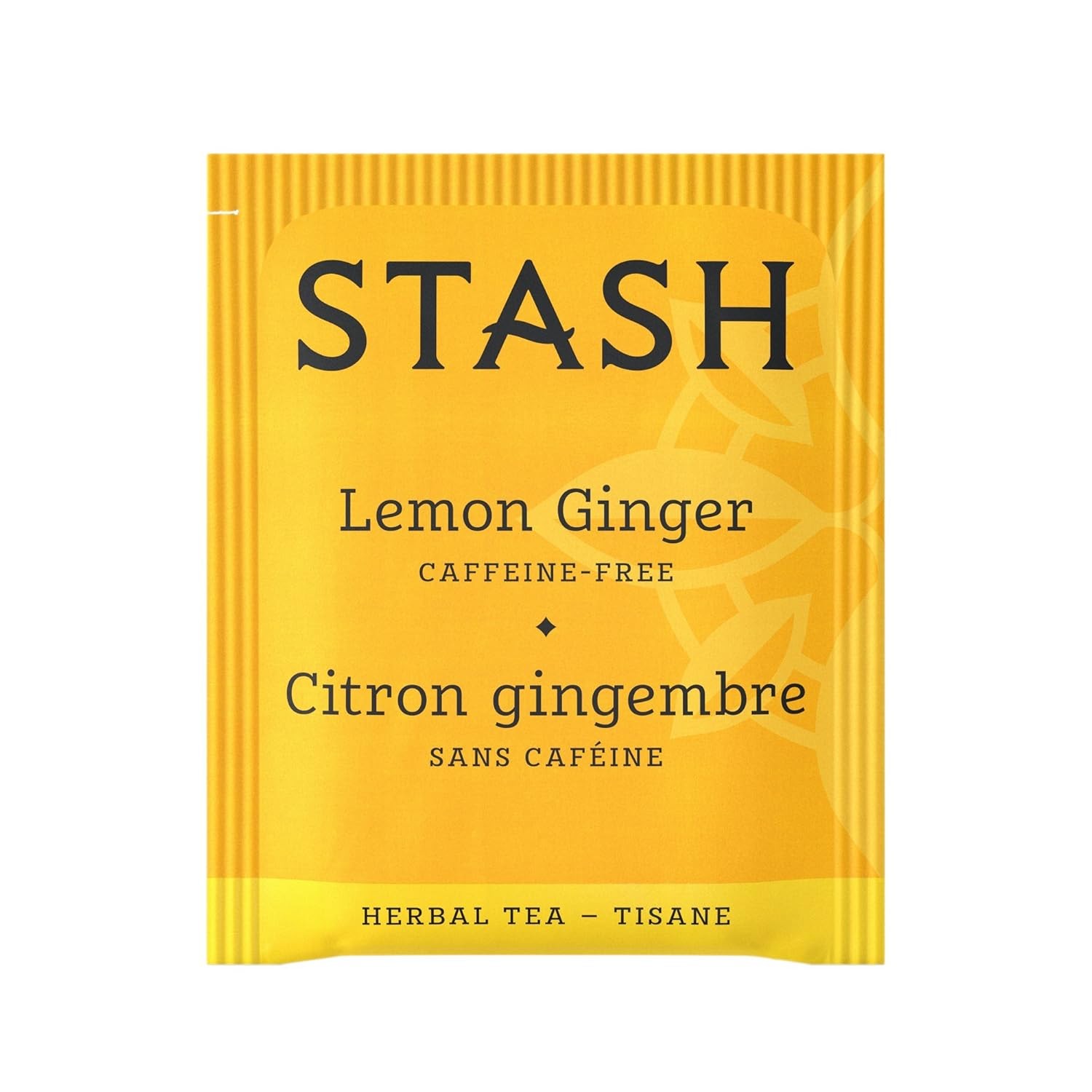 100 Ct Herbal Tea Lemon Ginger Box of Herbal Tea Bags Energy Boost Allergen-Free
