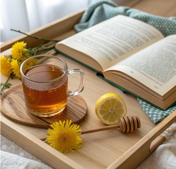 FullChea Dandelion Leaf & Root Herbal Tea Bags 50 Ct Caffeine Free Non GMO