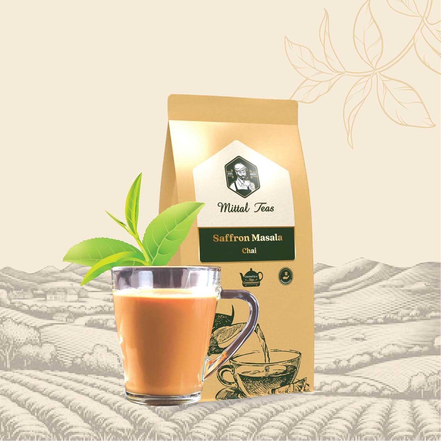 Mittal Teas Saffron Masala Chai – 100g