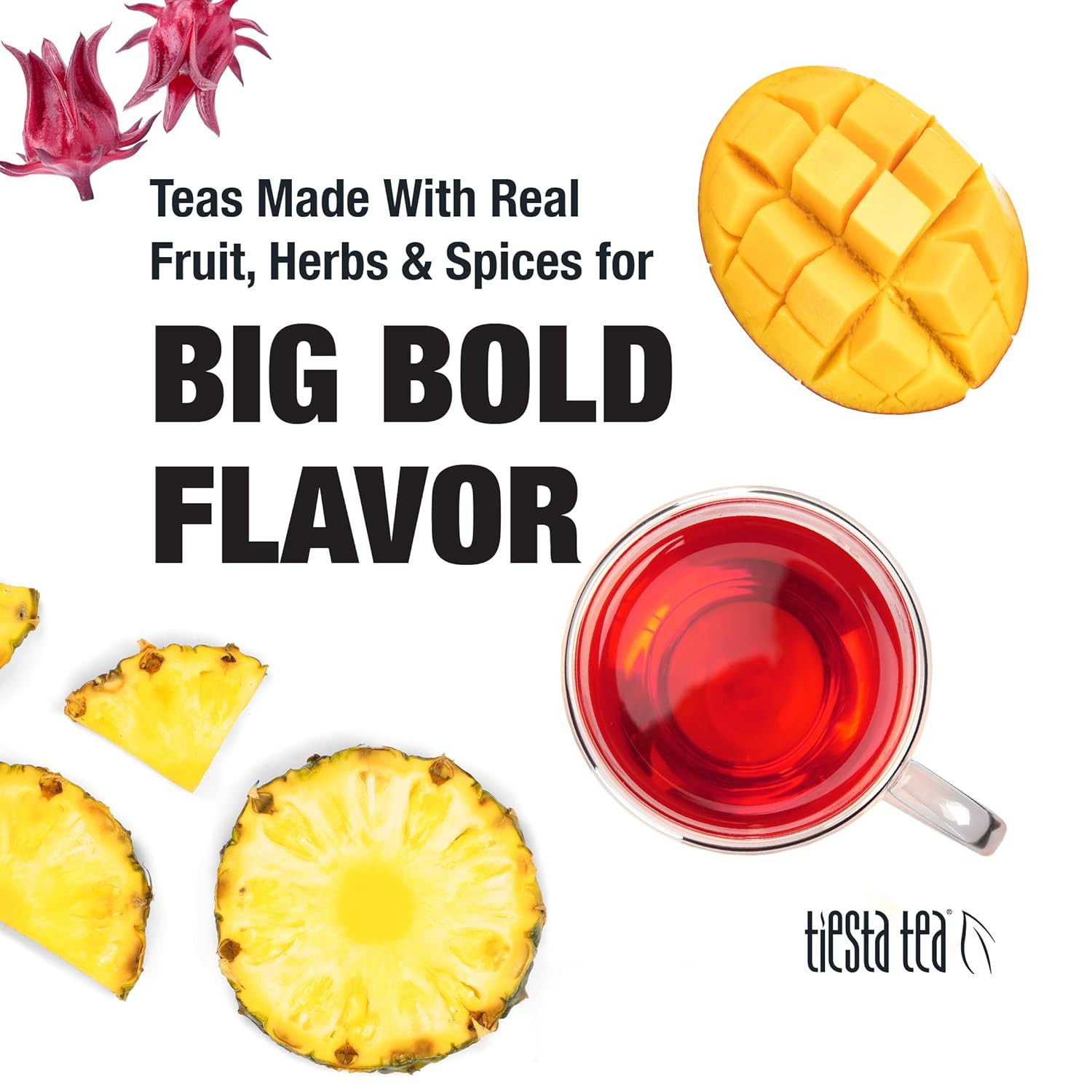Pineapple Sangria Loose Leaf Tea – Pineapple Hibiscus White Tea Blend | Premium